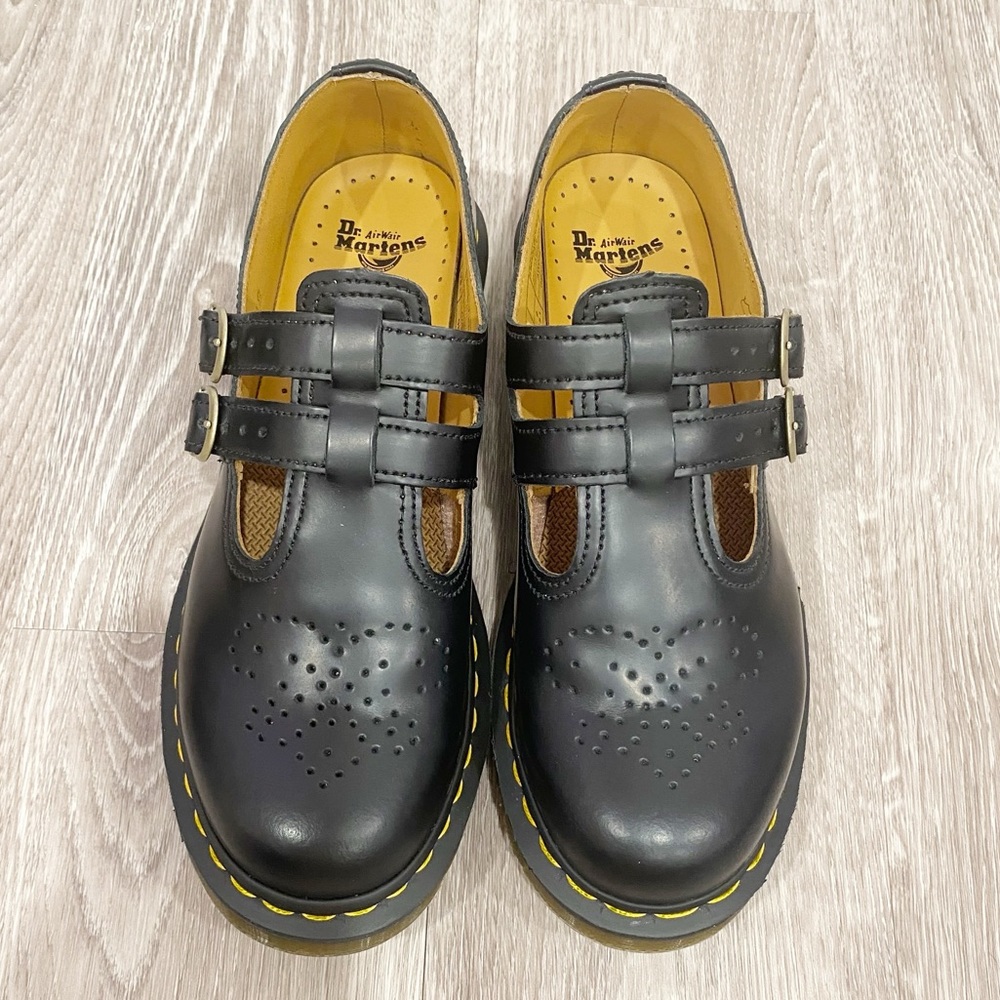 Dr Martens Double Strap Mary Jane Black 9